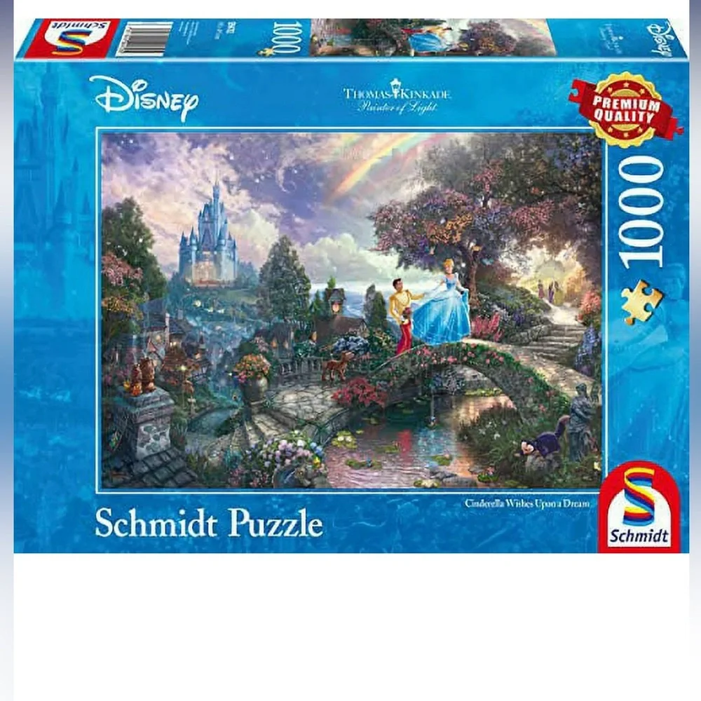 Schmidt Spiele Thomas Kinkade Disney‎ Cinderella Jigsaw Puzzle (1000Pc)
